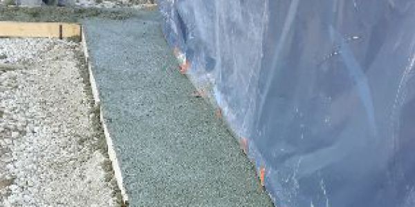 béton désactivé coloré jaune BONNEVALjaune BONNEVAL